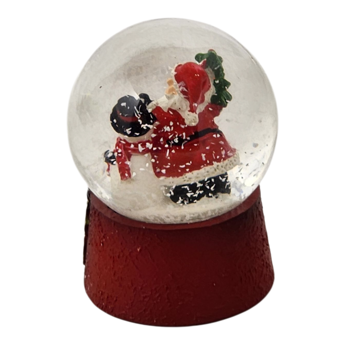 Charming Santa and Snowman 45mm Water Globe
