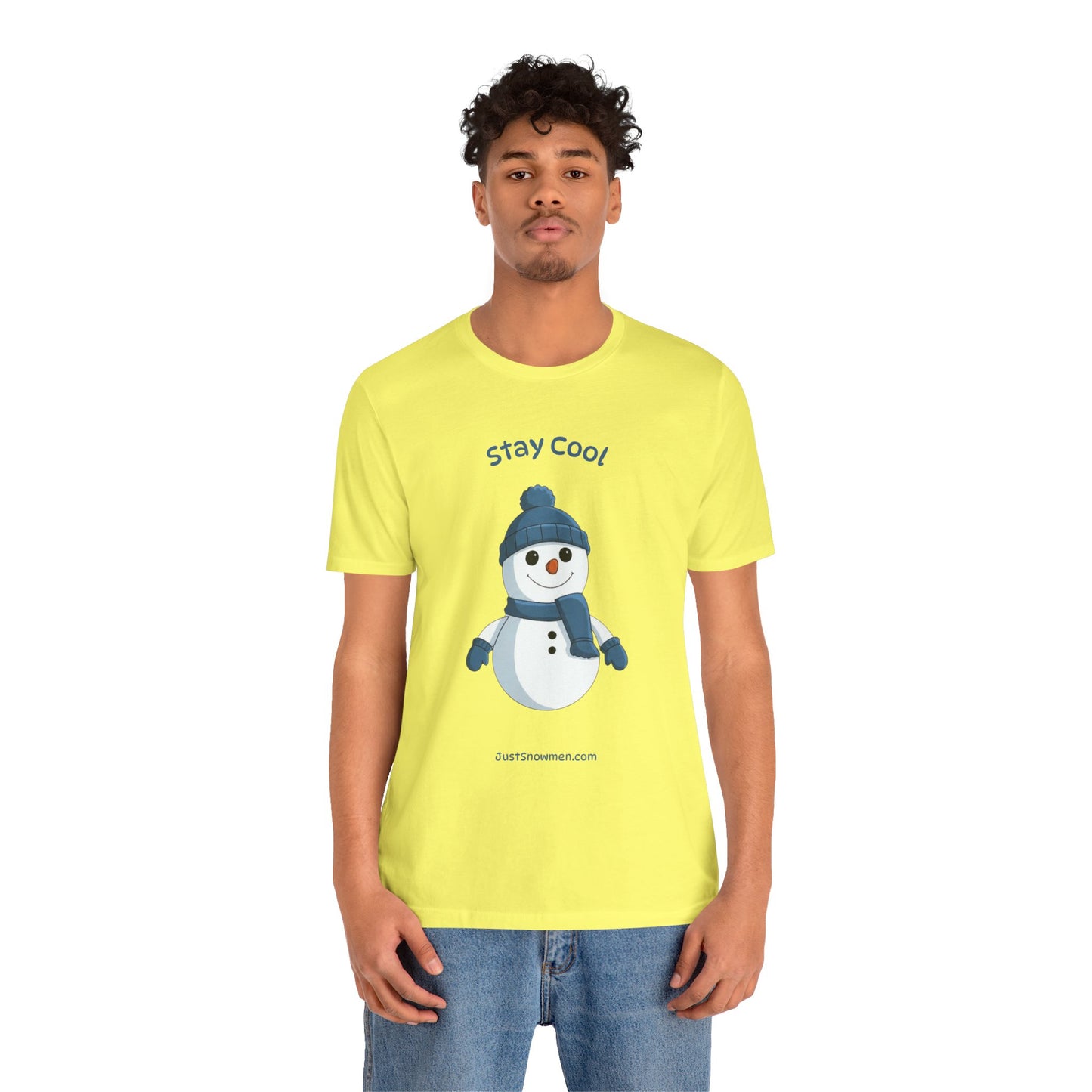 "Stay Cool" Original Snowman Graphic Tee | Premium Soft Cotton T-Shirt