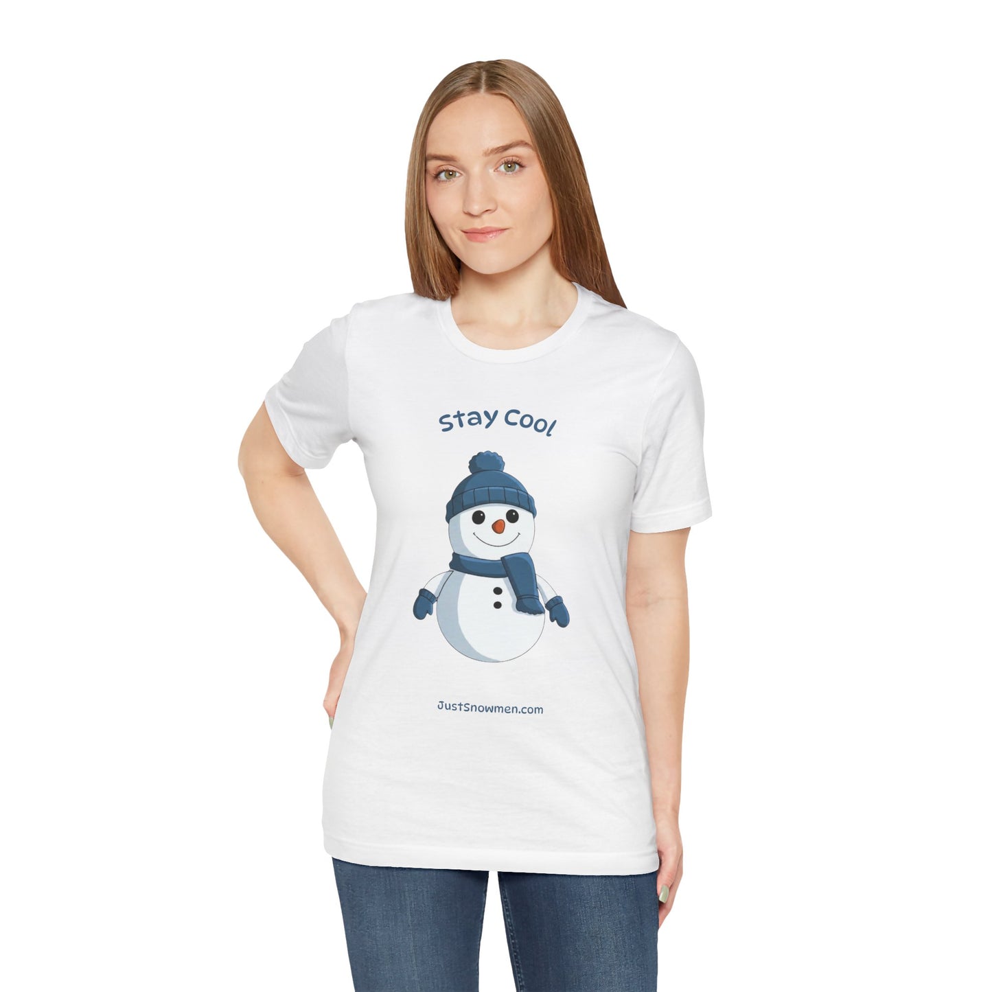 "Stay Cool" Original Snowman Graphic Tee | Premium Soft Cotton T-Shirt