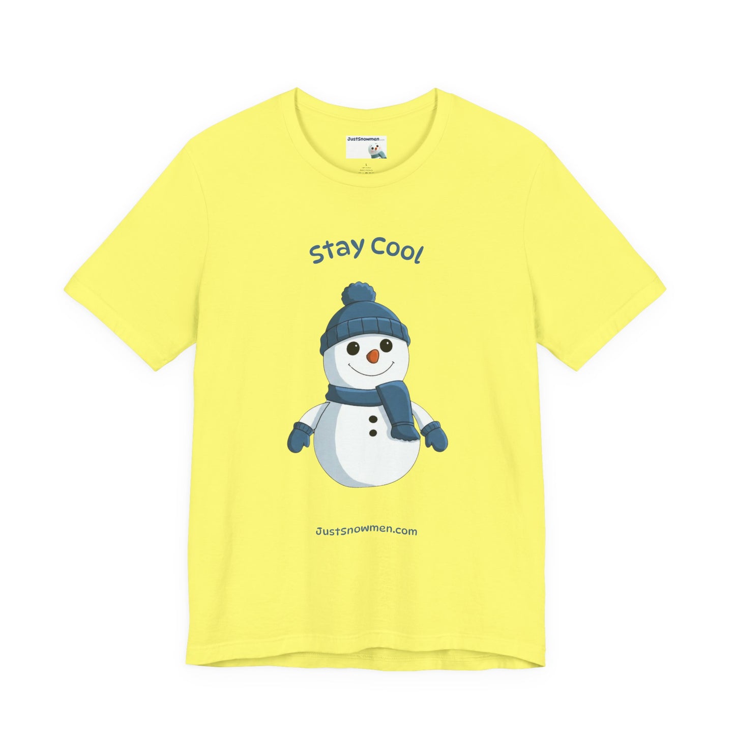 "Stay Cool" Original Snowman Graphic Tee | Premium Soft Cotton T-Shirt