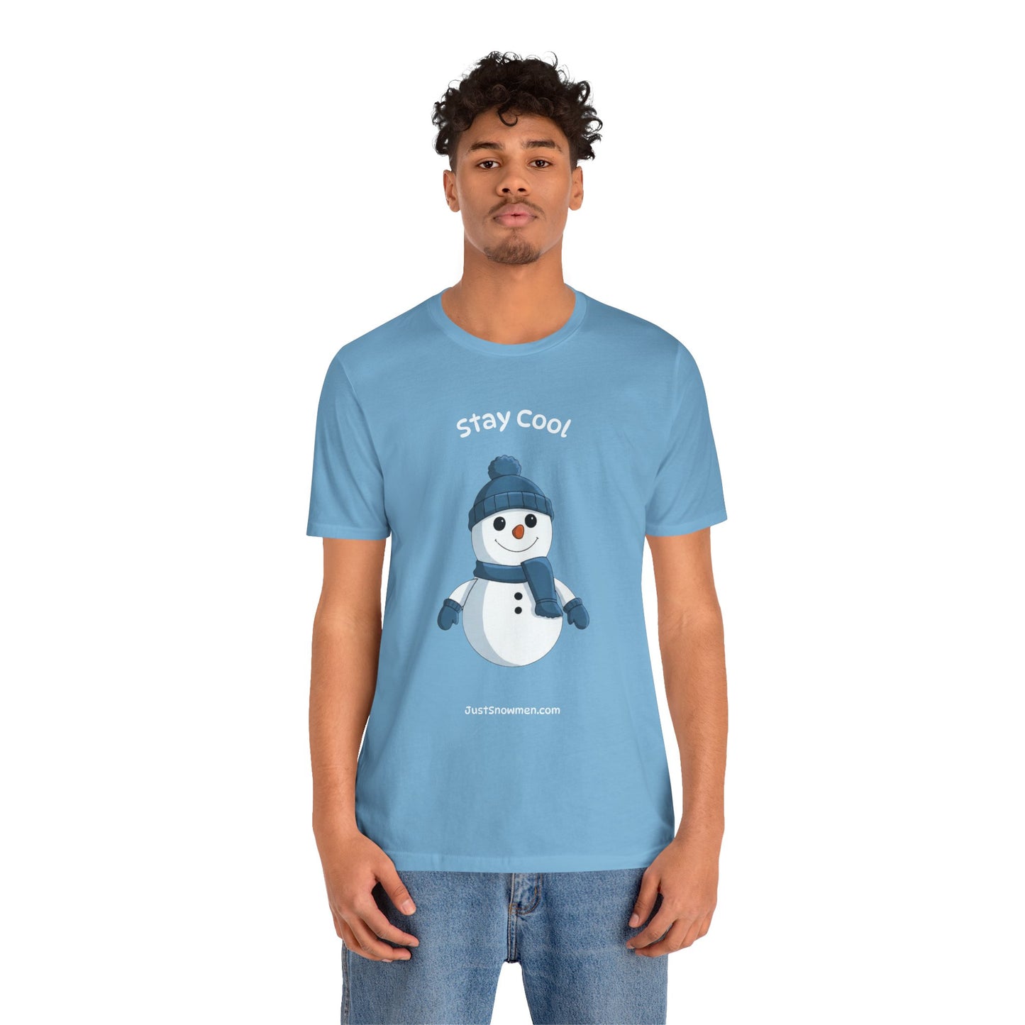 "Stay Cool" Original Snowman Graphic Tee | Premium Soft Cotton T-Shirt