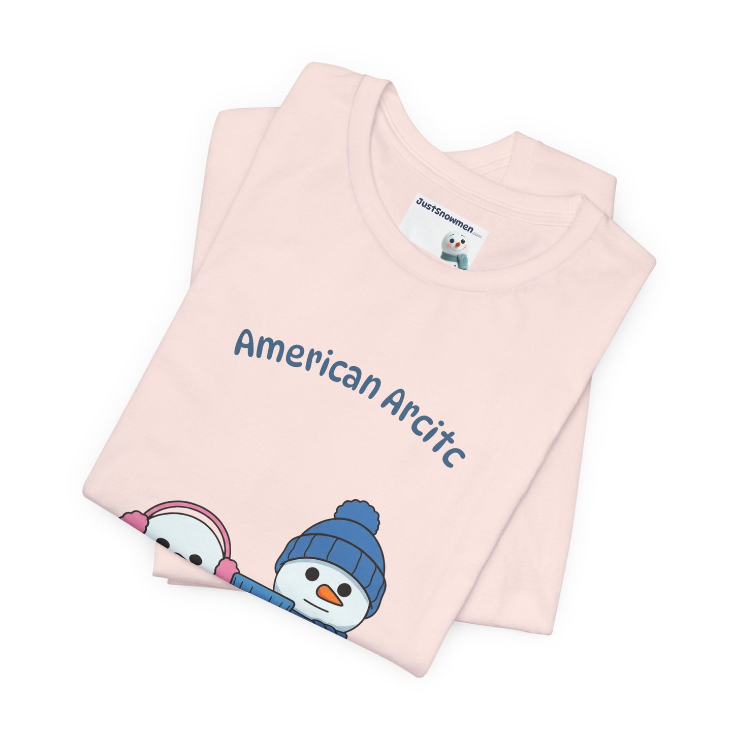 "American Arctic" Snowman Parody Graphic Tee | Soft Cotton T-Shirt