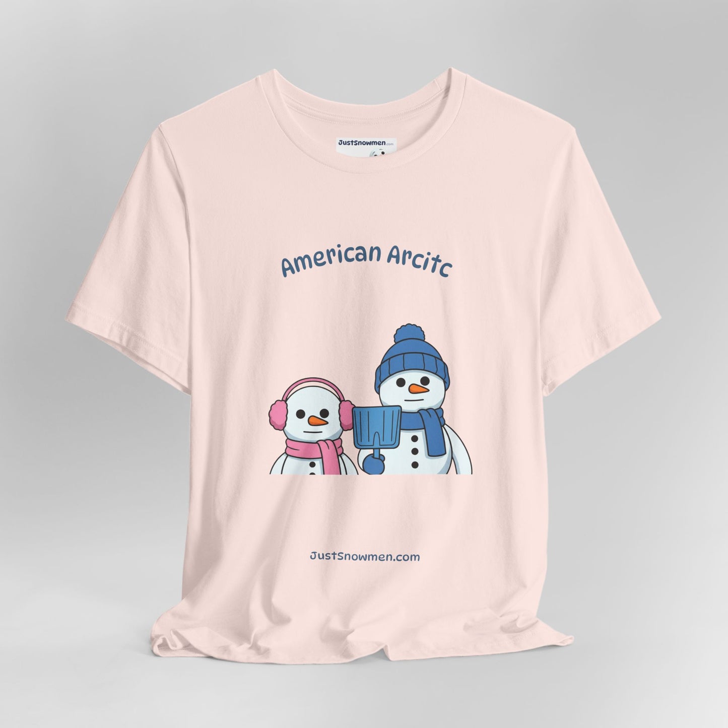 "American Arctic" Snowman Parody Graphic Tee | Soft Cotton T-Shirt