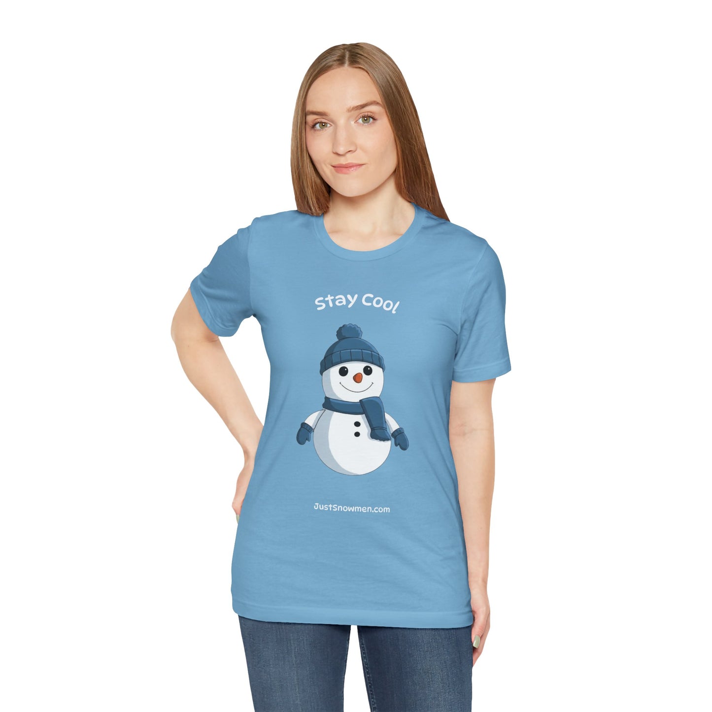 "Stay Cool" Original Snowman Graphic Tee | Premium Soft Cotton T-Shirt