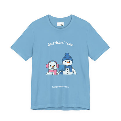 "American Arctic" Snowman Parody Graphic Tee | Soft Cotton T-Shirt