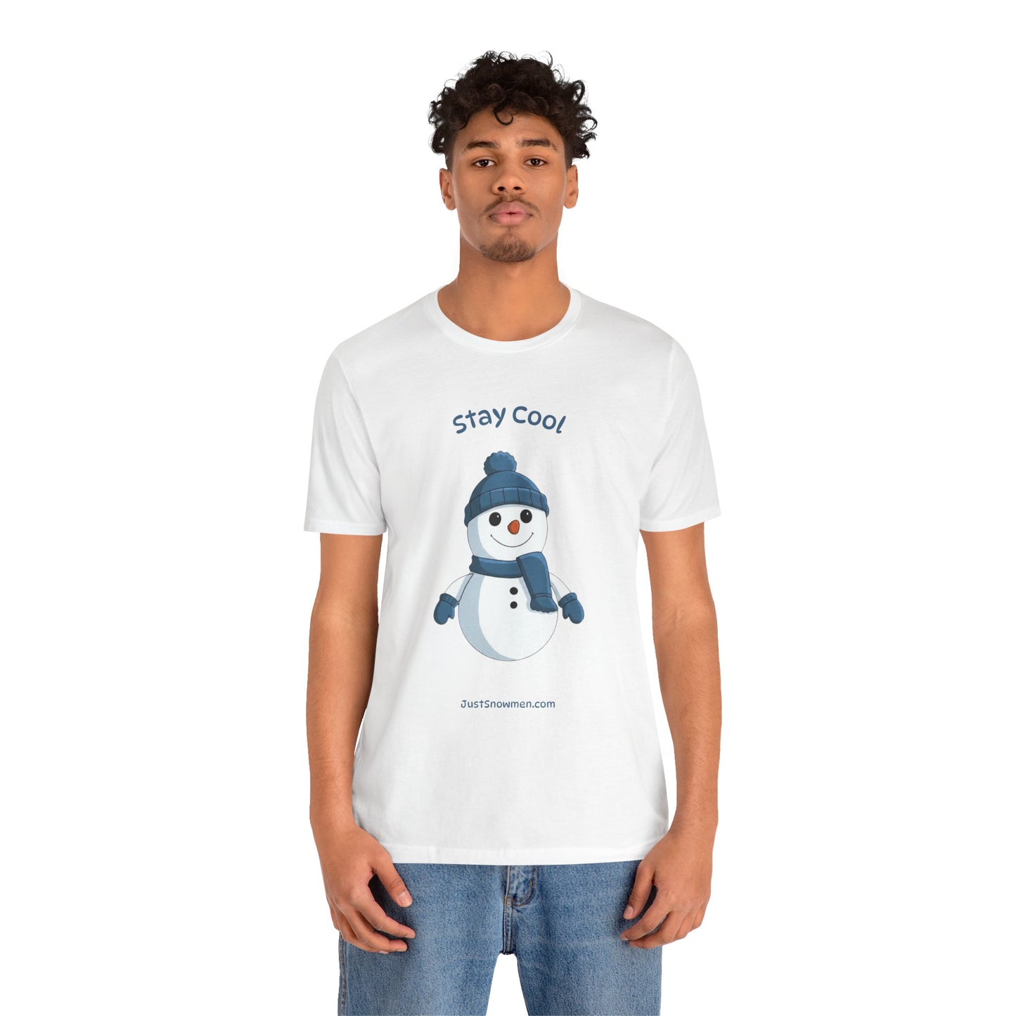 "Stay Cool" Original Snowman Graphic Tee | Premium Soft Cotton T-Shirt