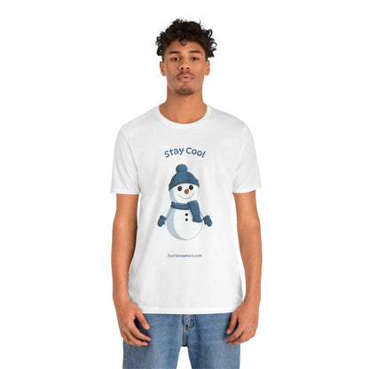 "Stay Cool" Original Snowman Graphic Tee | Premium Soft Cotton T-Shirt