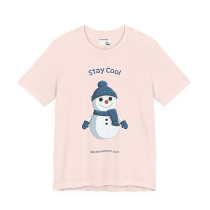 "Stay Cool" Original Snowman Graphic Tee | Premium Soft Cotton T-Shirt