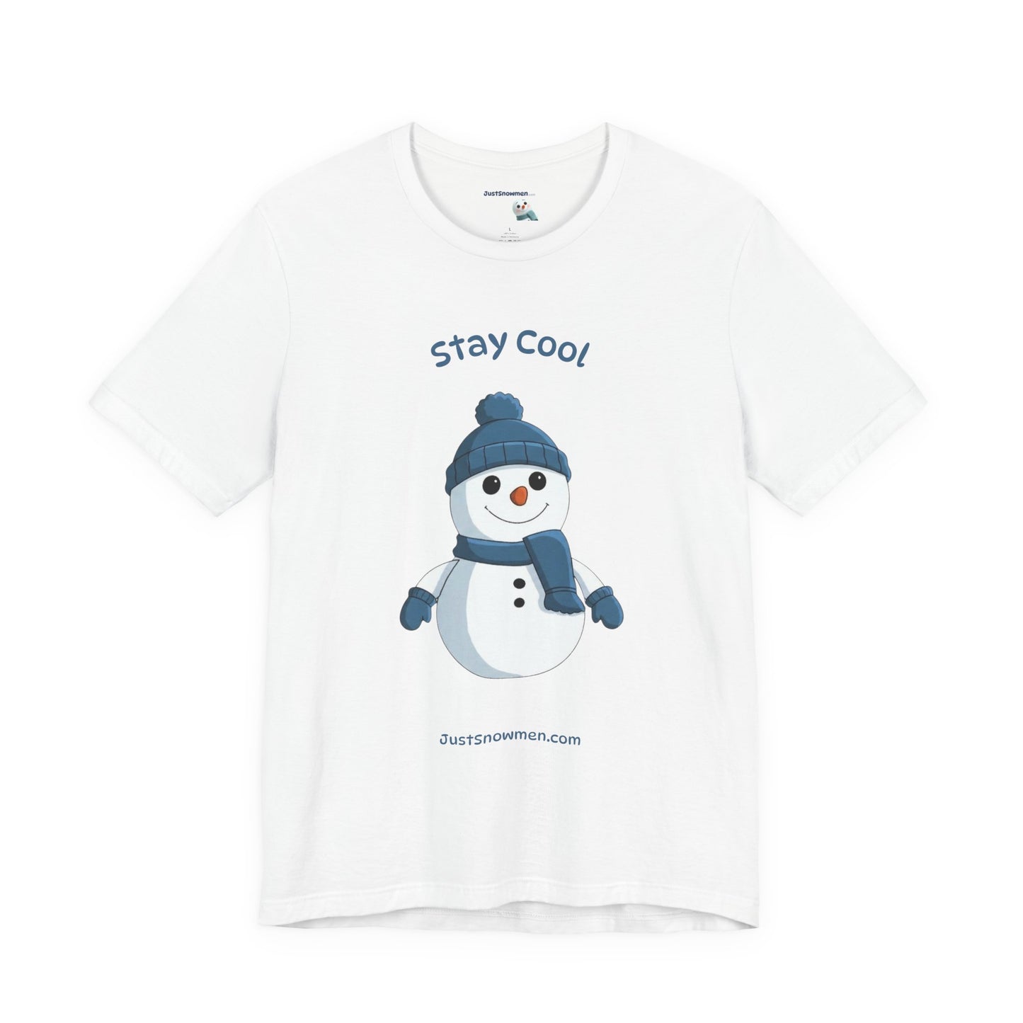 "Stay Cool" Original Snowman Graphic Tee | Premium Soft Cotton T-Shirt