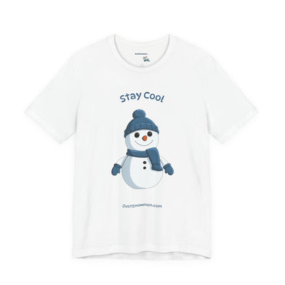 "Stay Cool" Original Snowman Graphic Tee | Premium Soft Cotton T-Shirt