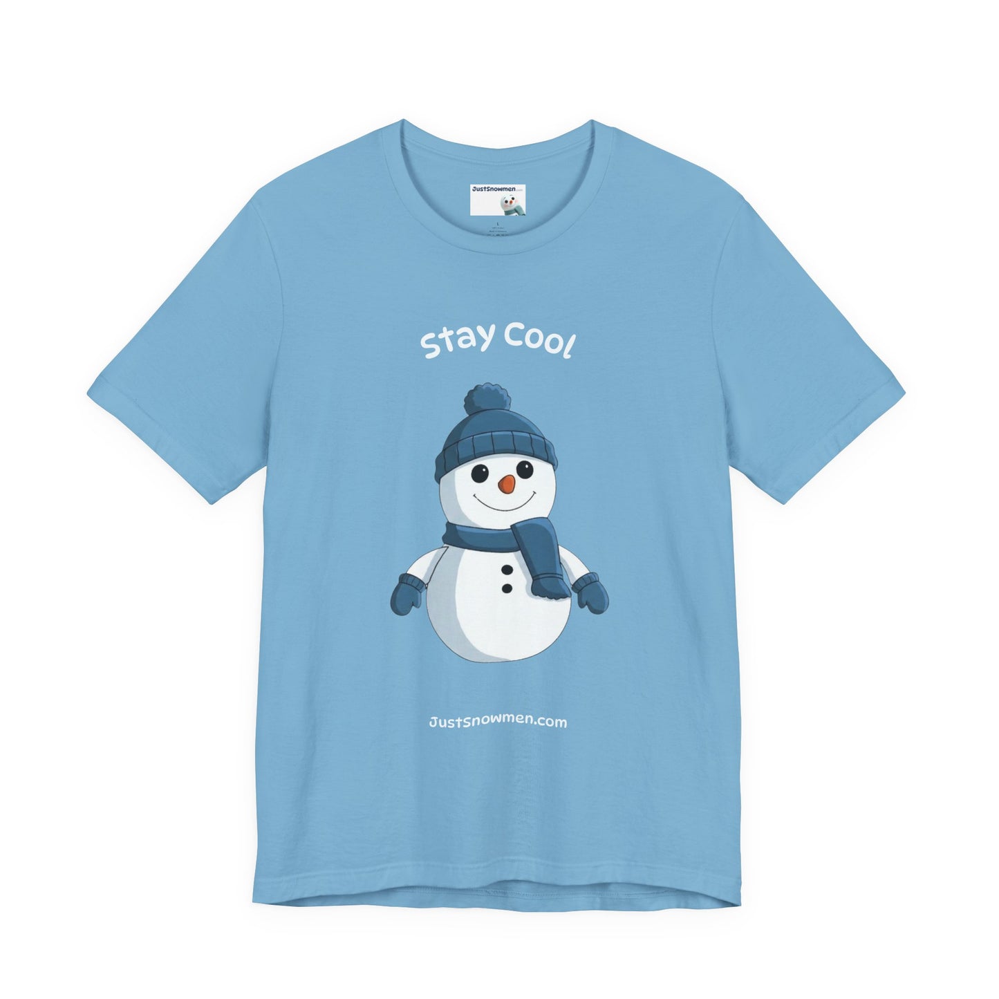 "Stay Cool" Original Snowman Graphic Tee | Premium Soft Cotton T-Shirt