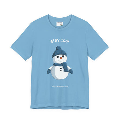 "Stay Cool" Original Snowman Graphic Tee | Premium Soft Cotton T-Shirt