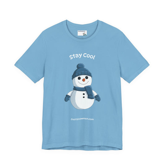 "Stay Cool" Original Snowman Graphic Tee | Premium Soft Cotton T-Shirt